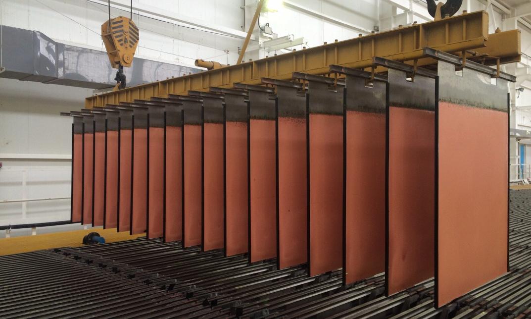 Copper Cathode Output Up 12%