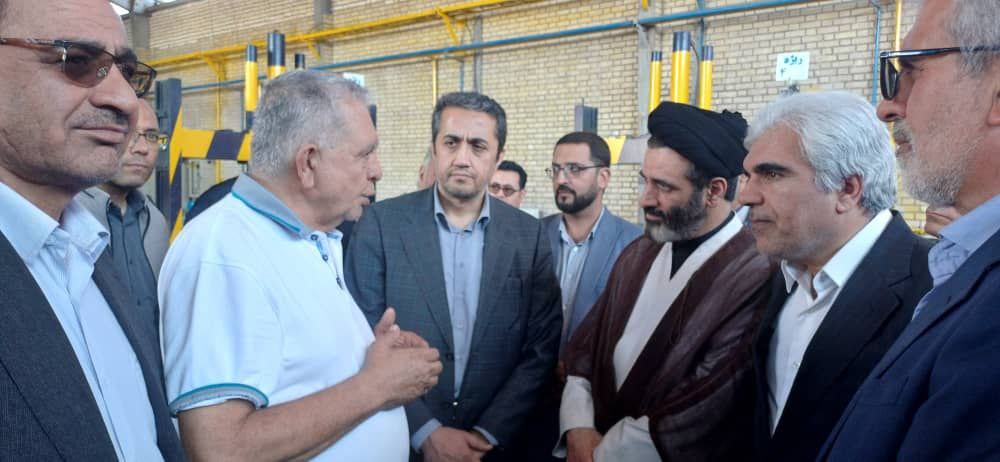 IMIDRO’s Chairman of the executive Board Visited Neyriz Alu Wheels Plant