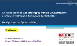 Iran Mining Sector- IMARC Australia 2015 - Final Version